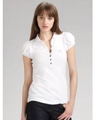 Burberry Brit Stretch Cotton Polo Shirt - Lyst