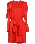 Vionnet Short Dress - Lyst