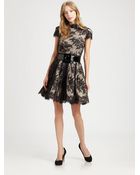 Alice + Olivia Jayna Open-Back Dress - Lyst