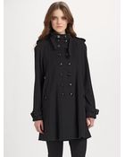 Burberry Wool-cashmere Swing Coat - Lyst