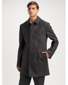Burberry Wool Coat - Lyst