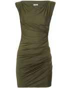 Clu Ruched Stretch Jersey Dress - Lyst