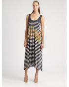 Jean Paul Gaultier Striped Tunic Dress - Lyst