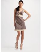 See By Chloé Twotone Bow Front Dress - Lyst