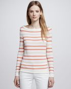 Tory Burch Gayle Textured Sweater - Lyst