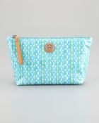Tory Burch Dragonfly Checkprint Cosmetic Case - Lyst