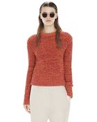 Acne Studios Lia Twist Postit Orange Cherry Jumper - Lyst