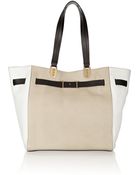 Christian Louboutin Sybil Colorblock Texturedleather Shopper - Lyst