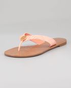 Tory Burch Thora 2 Lizardprint Thong Sandal - Lyst