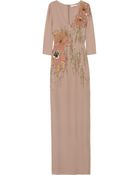 Matthew Williamson Embellished Silk Crepe Gown - Lyst