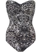 Seafolly Shatter Bandeau Swimsuit - Lyst