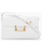 Saint Laurent Medium White Leather Lulu Shoulder Bag - Lyst