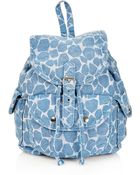 Topshop Denim Giraffe Backpack - Lyst
