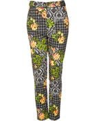 Topshop Tall Acid Leaf Floral Trousers - Lyst