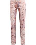 Isabel Marant Jalyne Printed Mid-rise Skinny Jeans - Lyst