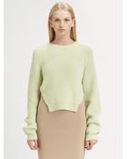 Alexander Wang Split Merino Wool Sweater - Lyst