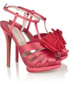 Nicholas Kirkwood Satin Sandals - Lyst