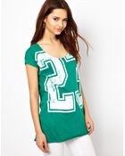 River Island Oversized 23 Tee - Lyst