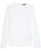 Tibi Sweatshirt with Mesh Sleeves - Lyst