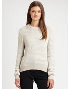 3.1 Phillip Lim Embellished Tiger Stripe Sweater - Lyst