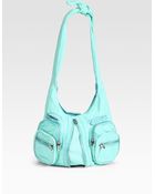 Alexander Wang Donna Washed Suede Hobo - Lyst