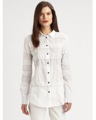 Burberry Brit Checked Button Down Shirt - Lyst