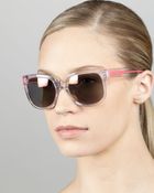 Marc By Marc Jacobs Clear Photochromic Sunglasses - Lyst