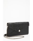 Rebecca Minkoff Laser Cut Wallet On A Chain - Lyst