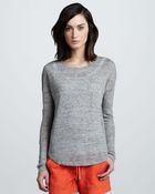 Vince Sheer Slub Pocket Tee - Lyst