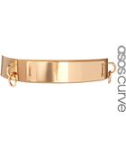 Asos Curve Plate Ring Waist Belt - Lyst