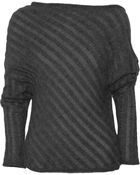 Donna Karan New York Asymmetric Mohairblend Sweater - Lyst