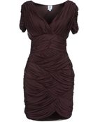 Halston Heritage Short Dress - Lyst
