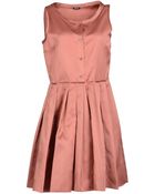 Jil Sander Navy Short Dresses - Lyst