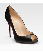 Christian Louboutin Sexy Peeptoe Pumps - Lyst