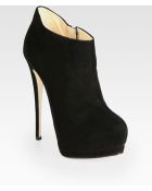 Giuseppe Zanotti Suede Platform Ankle Boots - Lyst