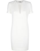 Saint Laurent Boxy Shift Dress - Lyst
