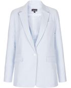 Topshop Textured Boyfriend Blazer - Lyst