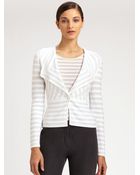 Armani Lurex Stripe 1button Jacket - Lyst
