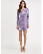 Diane von Furstenberg Reina Silk Jersey Dress - Lyst