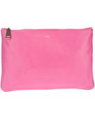 Jil Sander Zip-Up Clutch - Lyst
