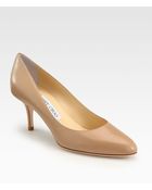 Jimmy Choo Irena Leather Pumps - Lyst
