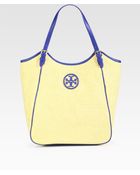 Tory Burch Slouchy Woven Raffia Tote - Lyst