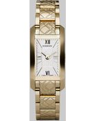 Burberry Check Engraved Bracelet Watchgold - Lyst