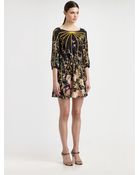 Thakoon Silk Birdcage Print Dress - Lyst
