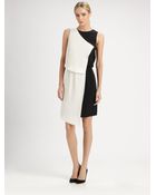 Tibi Silk Crepe De Chine Dress - Lyst