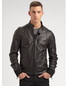 D&G Leather Jacket - Lyst