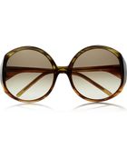 Marni Roundframe Acetate Sunglasses - Lyst