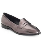 Sigerson Morrison Bianca Leather Penny Loafers - Lyst