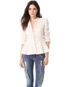 Alice + Olivia Polly Peplum Jacket - Lyst