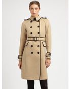 Burberry Prorsum Wool Coat - Lyst